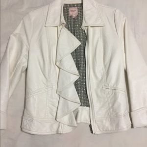 Faux leather jacket